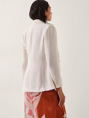 Monsoon Natural Ashley Double-Breasted Blazer - Image 4 of 5