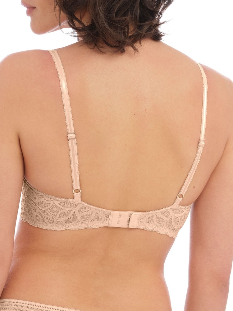 Wacoal Nude Raffine Underwire Plunge Bra - Image 2 of 4 Wacoal Nude Raffine Underwire Plunge Bra - Image 2 of 4