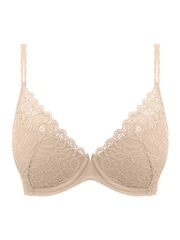 Wacoal Nude Raffine Underwire Plunge Bra - Image 3 of 4