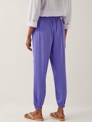 Monsoon Blue Judy Tapered Trousers - Image 4 of 5