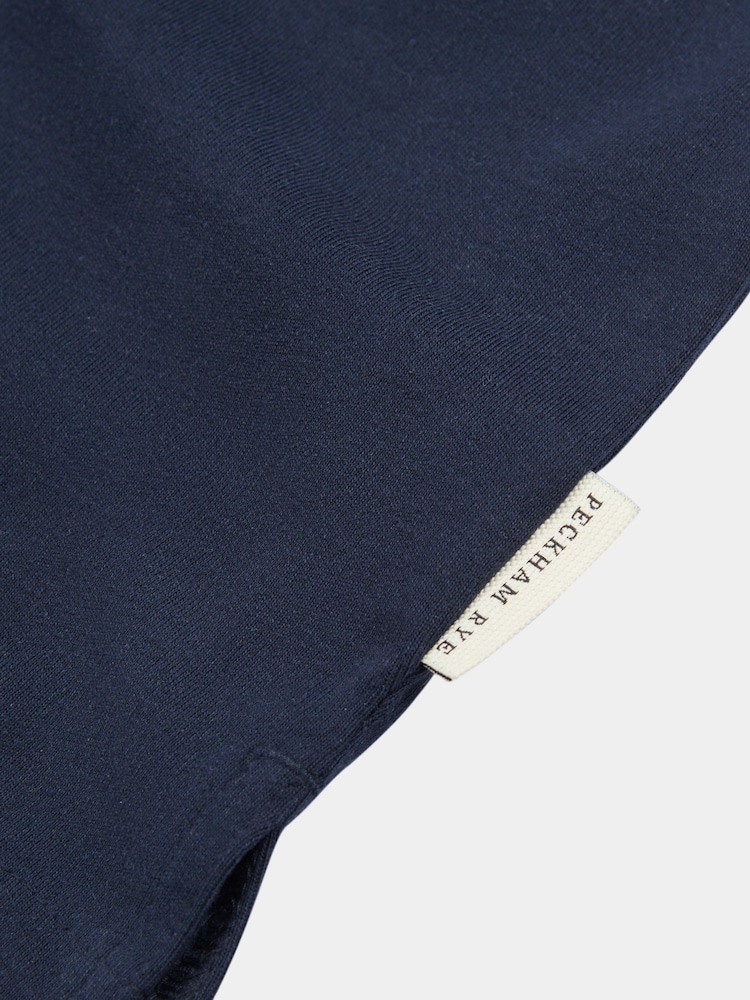 Peckham Rye Blue Mens Jersey Revere Shirt - Image 3 of 3