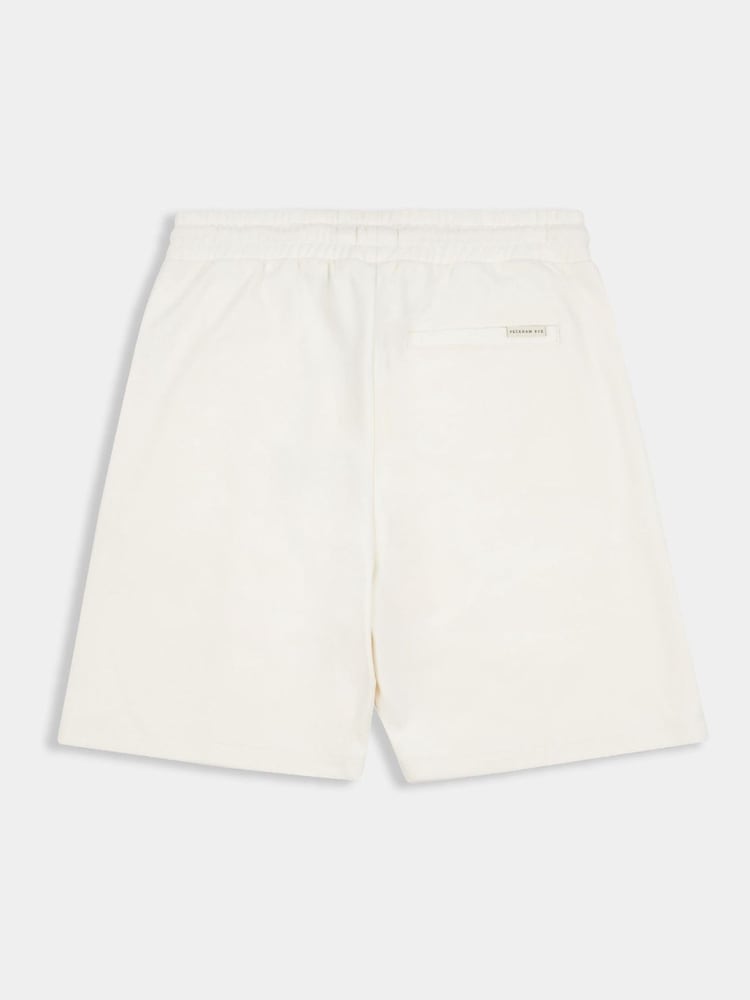 Peckham Rye Cream Mens Pintuck Shorts - Image 2 of 4
