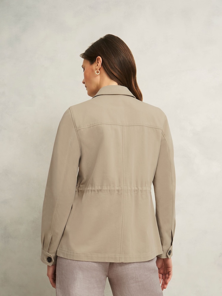 Hobbs Grey Mandy 100% Cotton Jacket - Image 2 of 4