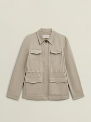 Hobbs Grey Mandy 100% Cotton Jacket - Image 4 of 4
