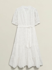 Hobbs White Petite Rosanna Dress - Image 4 of 4