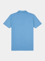 Peckham Rye Blue Mens Jersey Revere Polo Shirt - Image 2 of 3