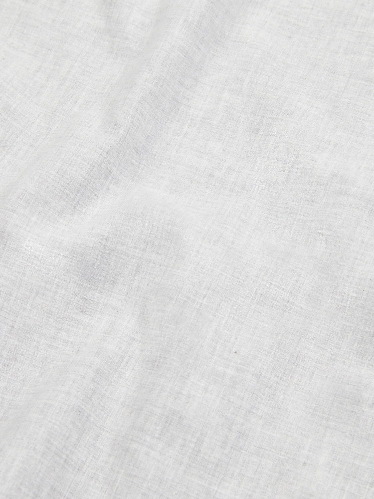 Peckham Rye Grey Mens Cotton Blend 100% Linen Shirt - Image 5 of 5