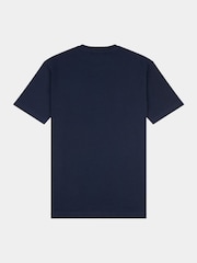 Синий - Peckham Rye Mens Logo 100% Cotton T-Shirt - Image 2 of 3