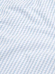 Peckham Rye Blue Mens Striped Oxford 100% Cotton Shirt - Image 5 of 5
