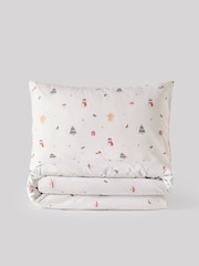 Delicate Christmas Duvet Cover and Pillowcase Set - Image 5 of 6