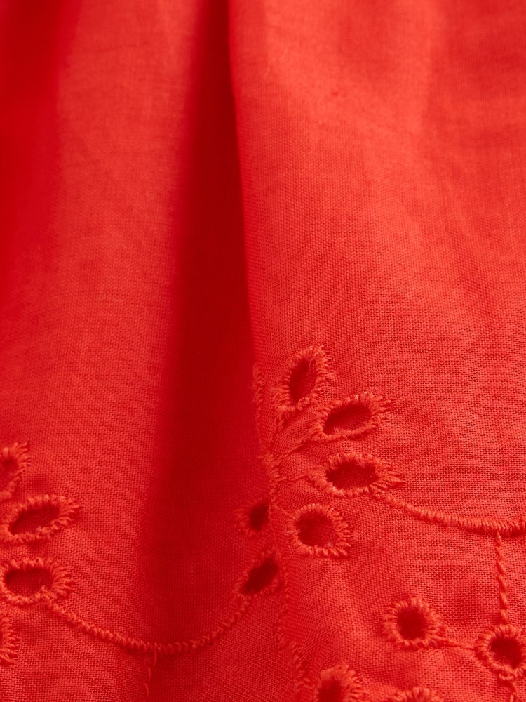 Gap Red Smocked Ruffle Baby Midi Dress Set (Newborn-24mths) - Image 3 of 3