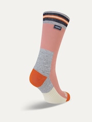 Sealskinz Surlingham Waterproof All Weather Mid Length Striped Cuff Socks - Image 2 of 2