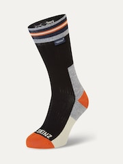 Sealskinz Surlingham Waterproof All Weather Mid Length Striped Cuff Socks - Image 1 of 2