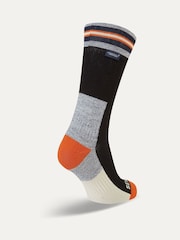 Sealskinz Surlingham Waterproof All Weather Mid Length Striped Cuff Socks - Image 2 of 2