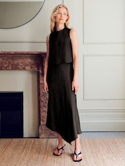 Vivere Black Alma Crop Skirt - Image 3 of 5
