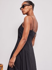 Vivere Black Mabel 100% Cotton Sundress - Image 4 of 4