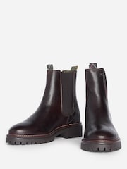 Barbour® Brown Evie Leather Chelsea Boot - Image 3 of 10