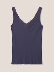 White Stuff blue Seabreeze 100% Cotton Vest - Image 12 of 13