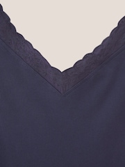 White Stuff blue Seabreeze 100% Cotton Vest - Image 5 of 7