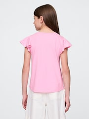 Gap Pink Ice Cream Flippy-Sequin Graphic T-Shirt (4-13yrs) - Image 2 of 4