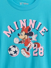 Gap Blue Disney Minnie Mouse Crew Neck T-Shirt (4-13yrs) - Image 3 of 3