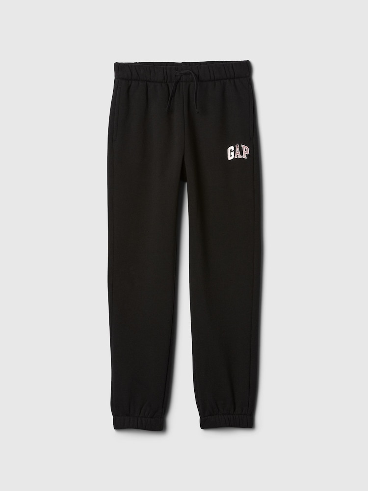 Gap Black Logo Fleece-Lined Joggers (4-13yrs) - Image 1 of 1