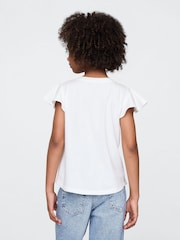 Blanco con fresas - Gap Flippy-Sequin Graphic T-Shirt (4-13yrs) - Imagen 2 de 4