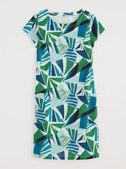 Seasalt Cornwall Green Petite River Cove Shift 100% Cotton Dress - Image 4 of 5