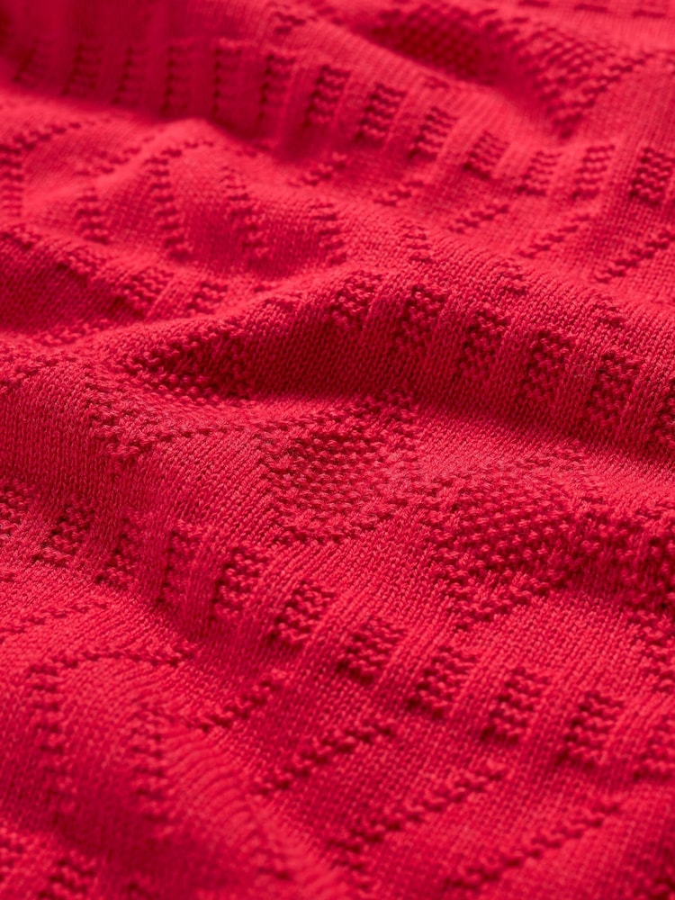 Seasalt Cornwall Red Kinter 100% Cotton Jumper - Image 5 of 5