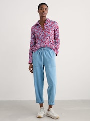 Seasalt Cornwall Red Larissa 100% Cotton Shirt - Image 1 of 6