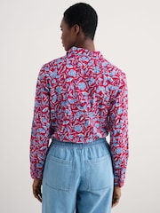 Seasalt Cornwall Red Larissa 100% Cotton Shirt - Image 2 of 6