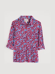 Seasalt Cornwall Red Larissa 100% Cotton Shirt - Image 4 of 6