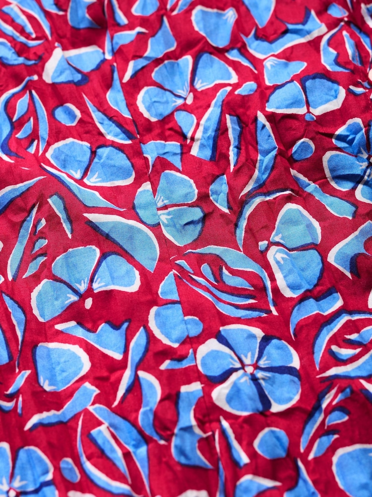 Seasalt Cornwall Red Larissa 100% Cotton Shirt - Image 6 of 6