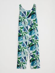 Seasalt Cornwall Multi Salt Air 100% Linen Jumpsuit - Image 8 of 9