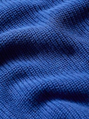 Seasalt Cornwall Blue Lookout Point V-Neck Knitted Vest - Image 5 of 5
