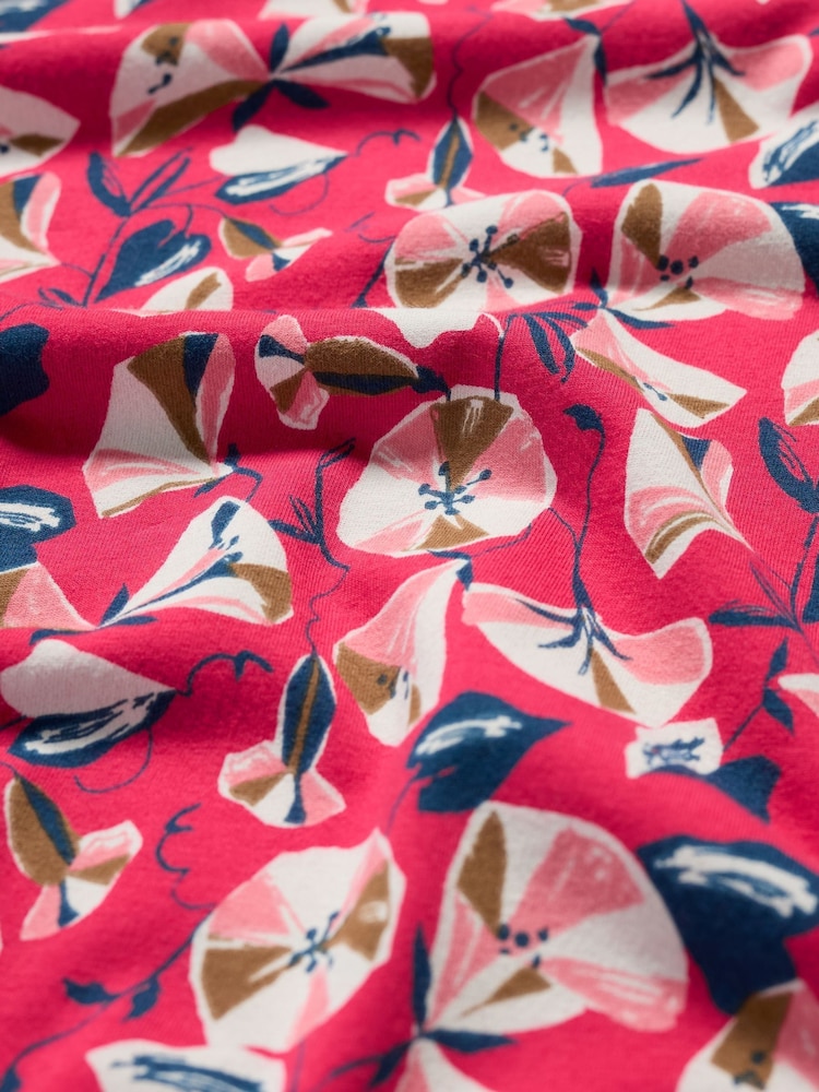 Seasalt Cornwall Red Wreathe Short Sleeve Jersey Tunic - Image 5 of 5