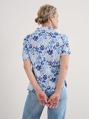 Azul - Camisa de manga corta Embrace de Seasalt Cornwall - Imagen 2 de 5