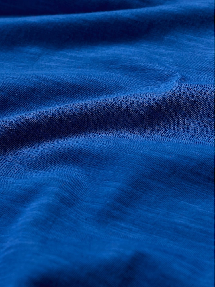 Seasalt Cornwall Blue Ground Bryher View 100% Cotton Boat Neck T-Shirt - Image 5 of 5