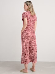 Rot - Seasalt Cornwall Rose Trellis Overall mit weitem Bein (Umstandsmode) - Bild 2 von 5