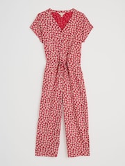 Rot - Seasalt Cornwall Rose Trellis Overall mit weitem Bein (Umstandsmode) - Bild 4 von 5