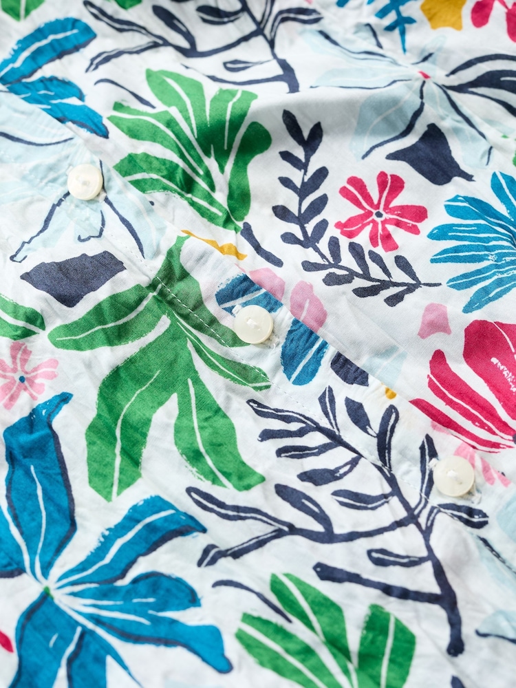Seasalt Cornwall Green/Blue Larissa 100% Cotton Shirt - Image 6 of 6
