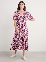 Seasalt Cornwall Multi Chateaux Half Sleeve Maxi Dress - Image 1 of 5