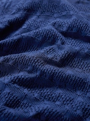 Seasalt Cornwall Blue Sweet Day 100% Cotton Cardigan - Image 5 of 5