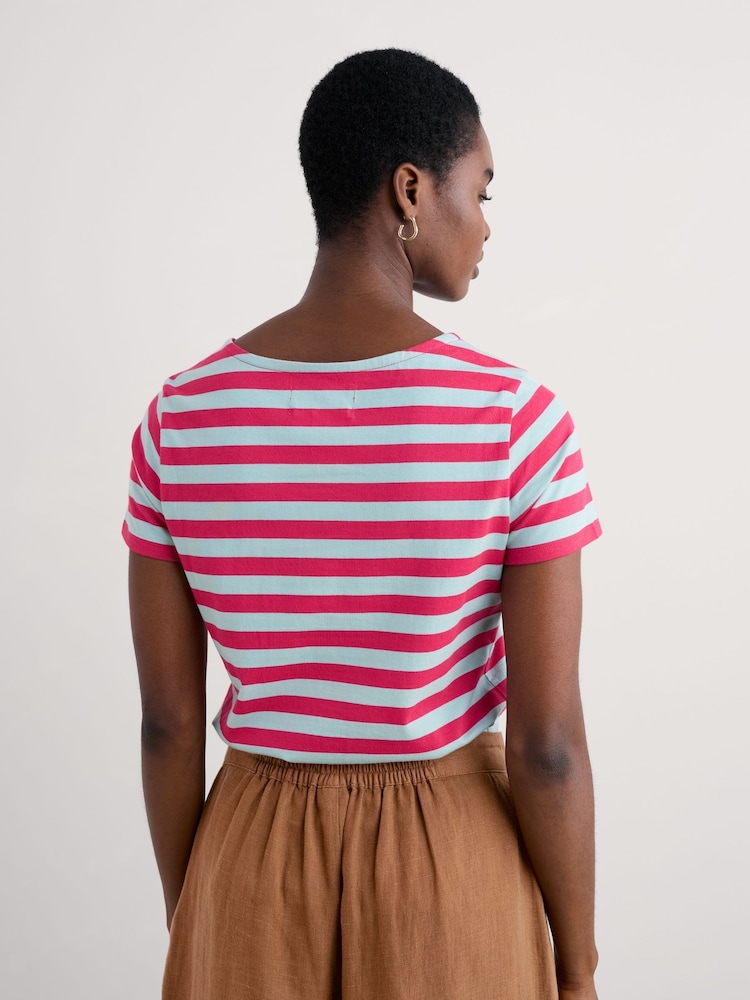 Seasalt Cornwall Red Sailor 100% Cotton T-Shirt - Image 2 of 5