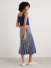 Seasalt Cornwall Blue Sunlight Knitted Summer Dress - Image 2 of 5