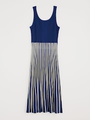 Seasalt Cornwall Blue Sunlight Knitted Summer Dress - Image 4 of 5