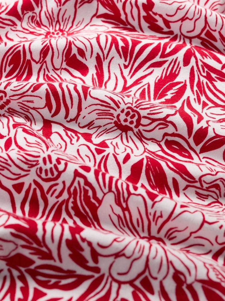 Seasalt Cornwall Red Rose A-Line Skirt - Image 5 of 5