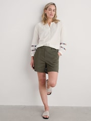 Seasalt Cornwall Attic Studio 100% Cotton Shorts - صورة 3 من 5
