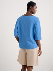 Seasalt Cornwall Blue Navy Tremayne Quay Top - Image 3 of 5