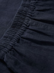 Seasalt Cornwall Blue Pepper Moth 100% Linen Skirt - Image 5 of 5